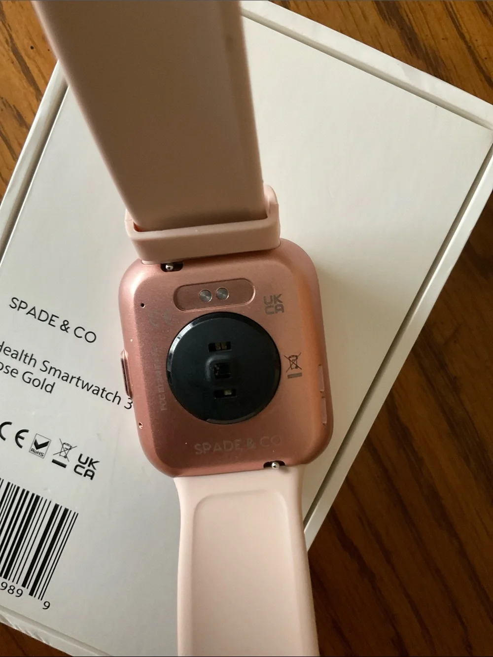 Spade & Co Rose Gold Health Smartwatch
